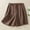 Coffee, variant on QUNYINEY Comfort Waist Shorts Women Solid Casual Bermuda with Pockets Loose Shorts