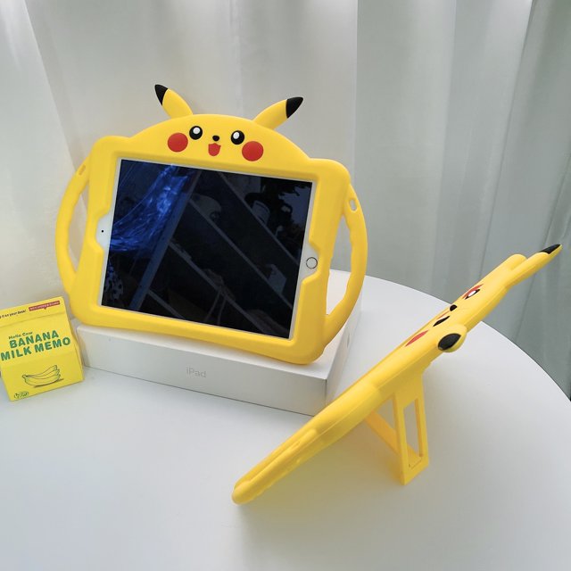2025 nueva funda protectora de silicona de dibujos animados para ipad tableta mini45 de 10,2 pulgadas anticaída 2025 air3 adecuada