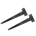 thumbnail image 1 of FUTUREORYY 4 Pcs Charnières Soudables Robustes en Forme de T Noires pour Installation de Bureau, 1 of 6