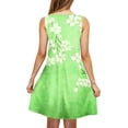 thumbnail image 7 of QUNYINEY Womens Dress Sleeveless Casual Floral A-Line Dress with Pockets Crew Neck Flowy Mini Sundress, 7 of 7
