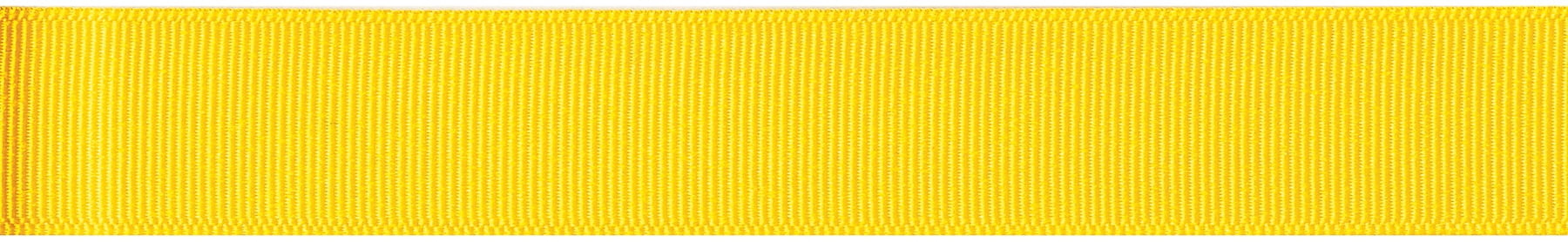 (3 pack) Offray Ribbon, Maize Yellow 1 1/2 inch Grosgrain Polyester Ribbon, 12 feet