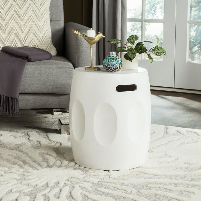 Safavieh athena concrete accent table sale