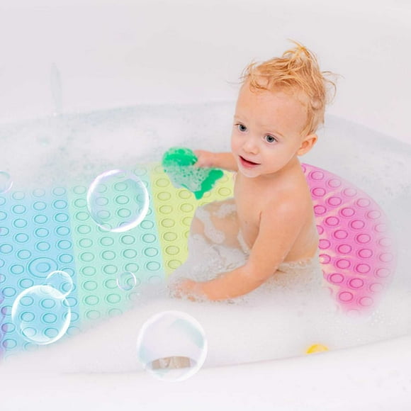 Boreal Craft Clean Walls Bundle Wall Spray Spray Cleaners Toddler Bath Mat For Tub,Silicone Non Bathtub Mat For Kids With 27 X 15 Inches For Storage Rainbow Bathbub Mat With