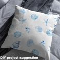thumbnail image 2 of Homewish Ocean Sealife Fabric by the Yard 1 Yard,Cute Conch Starfish Home Decor Fabric by the Yard,Blue Bowtie Bowknot Sewing Fabric For Girls Kids,Microfiber Bedroom Decor, 2 of 6