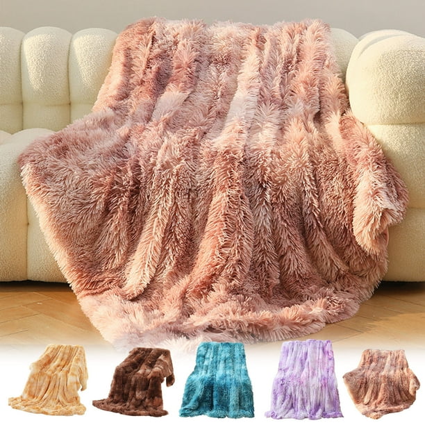 Manta Decorativa Suave para Sofá, Cálida y Acogedora Manta de Franela de Terciopelo para Todas Las Estaciones, Ligera y Cómoda para Sofá Cama.