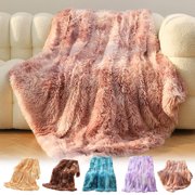 Yeciiwht Winter Blanket Super Soft Tie-dyed Flannel Throw Blanket 63x51 Inches, Warm Cozy Fleece Blanket Weighted Blankets Office Nap Blanket for Couch, Bed, Sofa, Living Room, Dorm