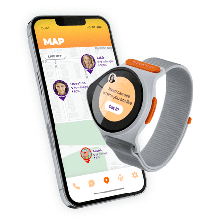 NickWatch GPS Tracking Smartwatch - White