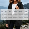 thumbnail image 3 of Nugftut Rain Jackets for Women Hooded Pockets Full ZipWaterproof Windbreaker Lightweight Rain Jackets,M, 3 of 8