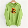 thumbnail image 4 of Ynynloco Halloween Slouchy Hoodies Sweatshirt for Women Casual Long Sleeve Pullover Tops with Pocket Ideal Thanksgiving Season Gift, 4 of 5