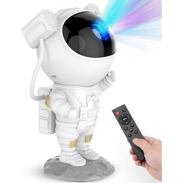 Proyector de estrellas con luz nocturna Mooyran Astronaut Galaxy Theme