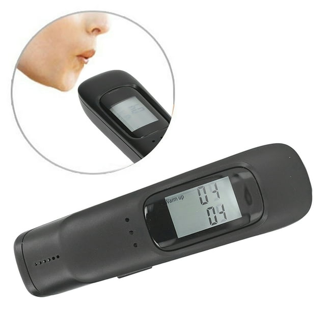 Accurate Alcohol Breathalyzer , High Accuracy Recycling Durable 3 Status Lights High Sensitivity Alcohol Detector for Traffic Control