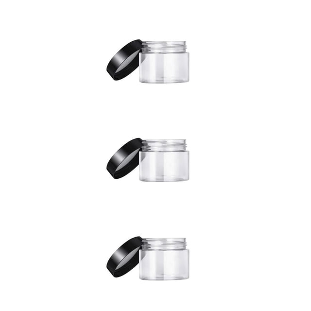Inteprter Tarro de crema facial DIY, soporte de almacenamiento, envases de subpaquete vacíos, contenedor cosmético con tapa para salón de casa Type1 NO1