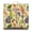 White-218, variant on Spring Floral Floor Pillow 22 Inch Large Square Cushion, Pastel Flower Print, Plush for Meditation & Balcony