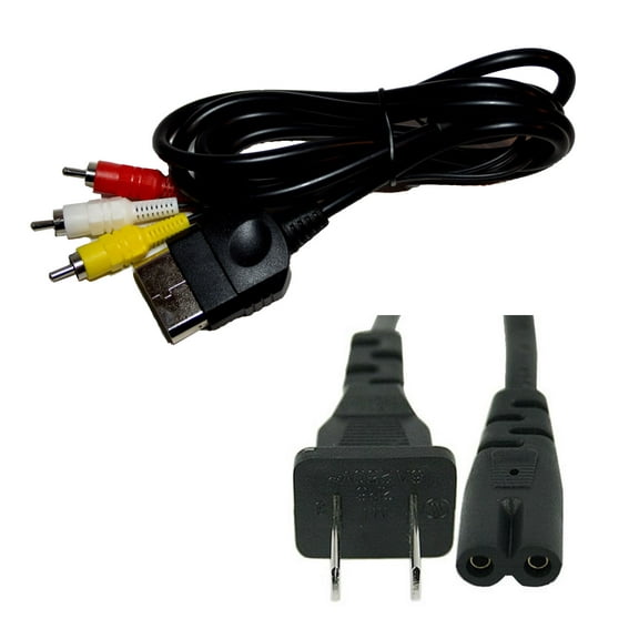 XBox Original Parts Bundle - Power Adapter and AV Cable - by Mars Devices