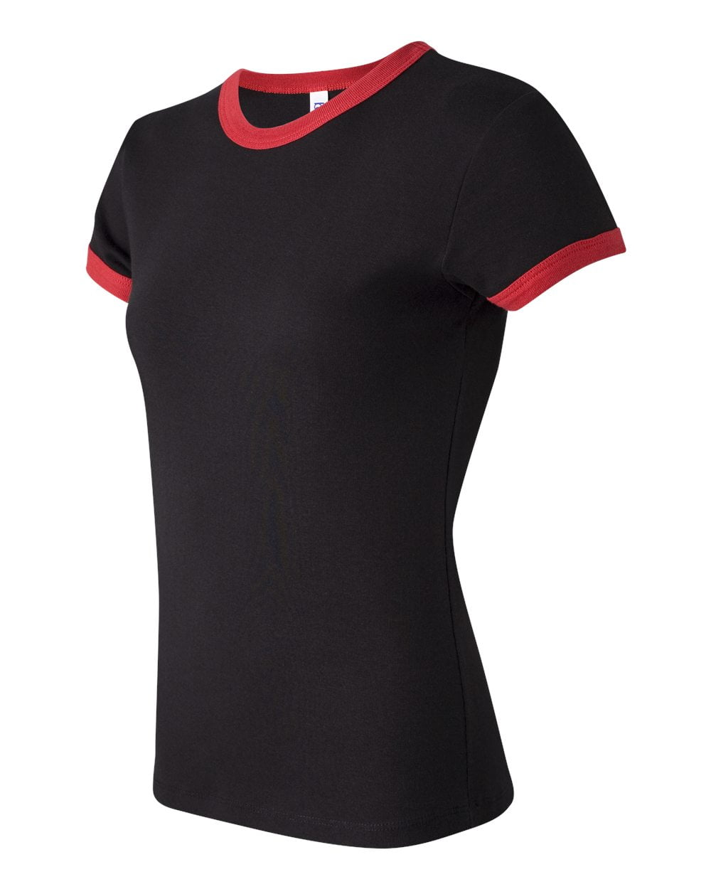 black and red ringer tee