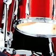 thumbnail image 3 of Drum Set (Black) Necktie Mens Tie, 3 of 3