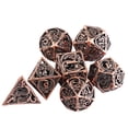 thumbnail image 1 of Juego de mesa de dados de metal hueco de dragón, grupo de funcionamiento, tamiz de múltiples lados, dados de cobre, 1 of 5