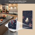 thumbnail image 5 of Yayeee Blank Wall Plate Cover 1-Gang 4.5"x2.7" Home Unused Decorative Outlet, Red and White Fireworks Pattern, 5 of 7