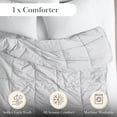 thumbnail image 2 of Southshore Fine Living, Inc. White Comforter King Size, California King Bedding, Bright White, 2 of 9