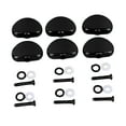 thumbnail image 2 of Guitar Tuning Key Button, Folk Guitar Tuning Peg Handle Stable 6Pcs Robust Fashionable  for Replacement Black,Gold, 2 of 7