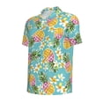thumbnail image 2 of Rocae Cute Pineapples for Men's Short Sleeve Polo Shirt, Quick Drying Performance Moisture Wicking Sports Men's Golf Shirt 4X-Large, 2 of 9