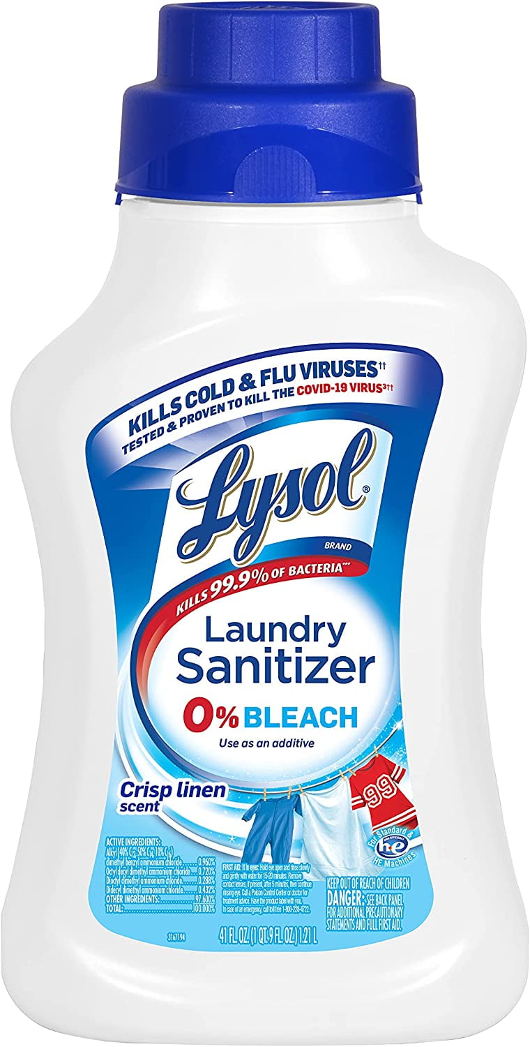 lysol laundry sanitizer free and clear ingredients