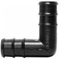 Hydrofarm AAEL100 Active Aqua Elbow Connector, 1Inch, Black