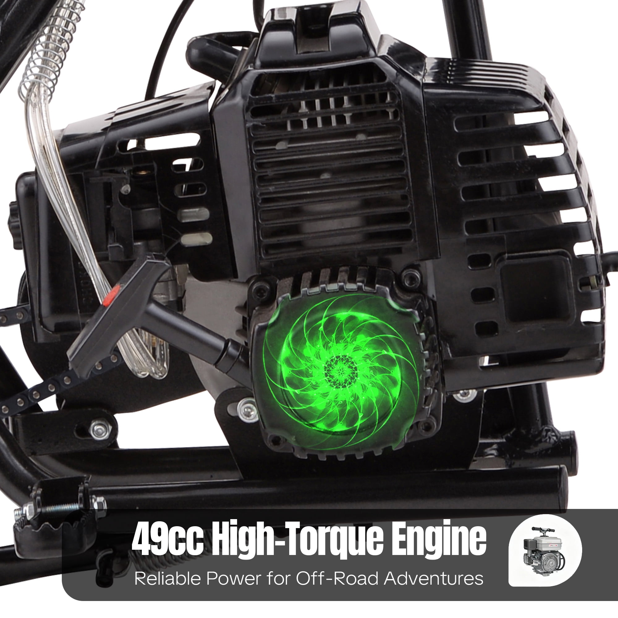 Aoemoe DB1 Gasoline 50CC Dirt Bike, GREEN