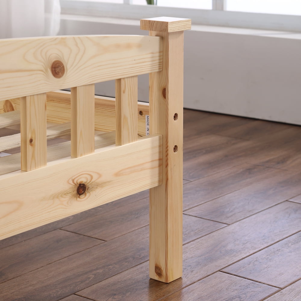 Kepooman Pine Platform Bed Frame with Headboard/wood Plank Support/no Spring Required/easy to Assemble, Full Size-Burlywood Kepooman Pine Platform Bed Frame with Headboard/wood Plank Support/no Spring Required/easy to Assemble, Full Size-Burlywood
