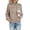 Khaki, variant on Bat Sleeve Women Casual Loose Knit Sweater Winter Lady Pullover