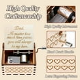 thumbnail image 5 of Wooden Music Box, Mini Vintage Hand Crank Music Box Laser Engraved Music Box Perfect Fathers Day Gifts to Dad for Christmas, Anniversary, Birthday, Thanksgiving, 5 of 5