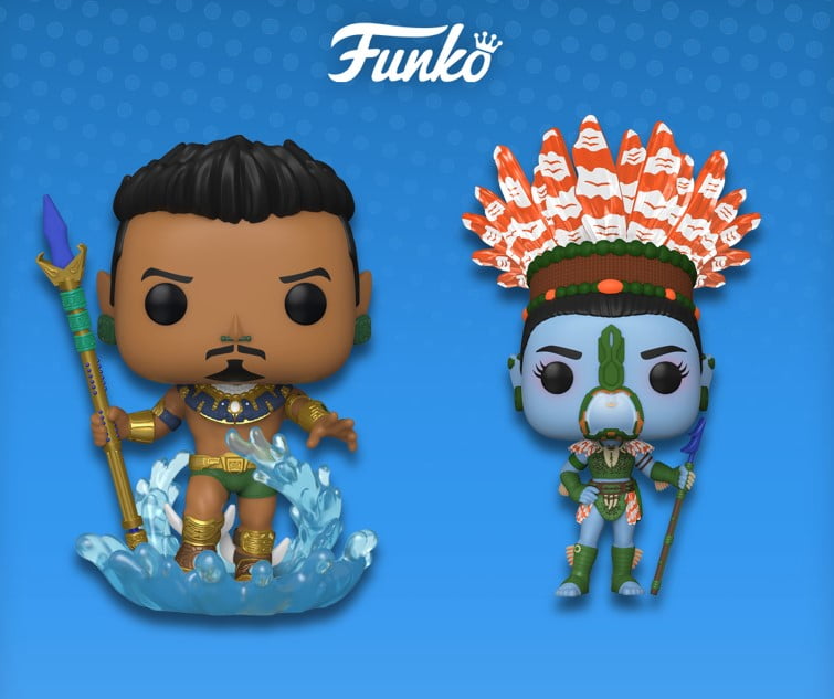 POP! MARVEL: BLACK PANTHER WAKANDA FOREVER-NAMOR AND NAMORA 2 PACK