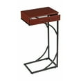 Contemporary Accent Side End Table with Drawer Small Sofa Wooden