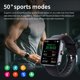 thumbnail image 3 of 2023 Nuevo Reloj Inteligente Hombres Llamadas Bluetooth Personalizadas 50 Modos Deportivos Pulsera Fitness 1.9 " Smartwatch HD Mujeres Para IOS Android, 3 of 4