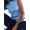 Blue, variant on Women Shirred Tank Top Ruffle Sleeveless Tanks Frill Smocked Crew Neck Tops Blue S
