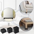 thumbnail image 4 of Bed Risers 1 Inch, 6pcs Adjustable Bed Furniture Riser, Heavy Duty Bed Lifts Risers with Rubber Pad, 4 of 5