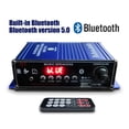 thumbnail image 2 of Home Power Amplifiers 400W 12V Bluetooth 5.0 Stereo Sound BT Home Amplifiers Fm Radio With Remote Control For Car, 2 of 6