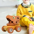 thumbnail image 2 of Coche de dinosaurio infantil Baoblaze Pterodáctilo Naranja, 2 of 5