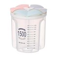 thumbnail image 4 of Dalazy Plastic Divided Box Organizer Clear BPA Free Plastic Case Storage Container 1500ml, 4 of 9