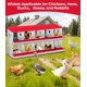 thumbnail image 4 of QinaQin Caja nido para gallinas de 6, 8 o 10 huecos, fabricada en acero galvanizado resistente al óxido, fácil recolección de huevos y limpieza, 4 of 7
