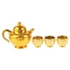 thumbnail image 4 of Juego de cafetera, juego de té, suministros para fiestas con tazas, taza de té dorada para el hogar Estilo B, 4 of 9