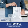 thumbnail image 6 of 50 Pack Wallaby Mylar Bags for Food Storage,1-Pint (5 Mil - 6" x 8") Includes 50 Labels, Heat Sealable - Silver, 6 of 8