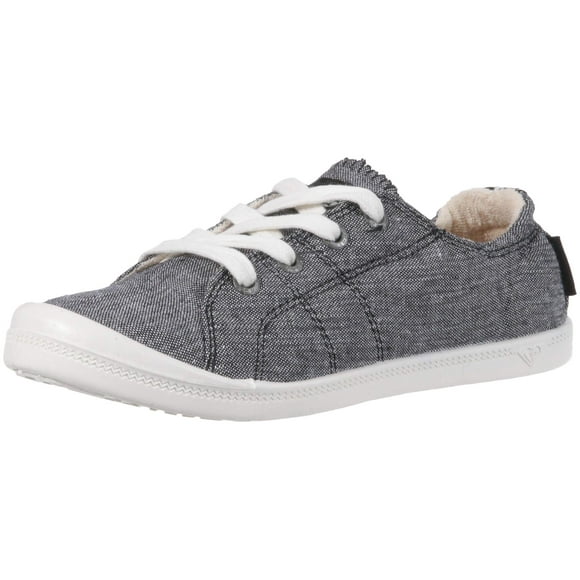 Roxy Women's Bayshore Slip On Sneaker Shoe, Black, 7