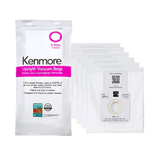 Kenmore 53294 Style O HEPA Cloth Vacuum Bags for Kenmore Upright Vacuum