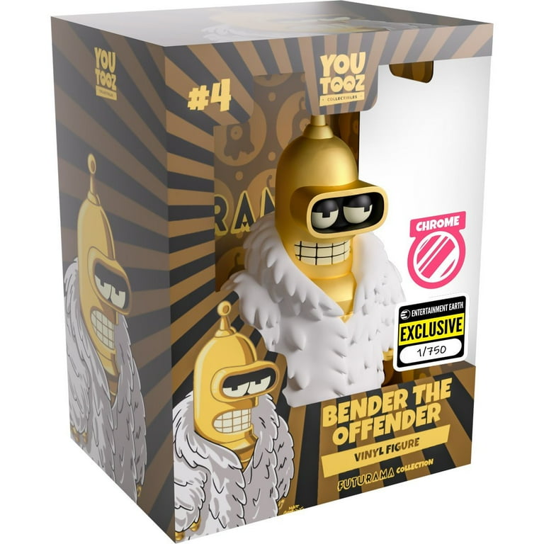 Bender the Offender Gold Chrome Version Vinyl Figure