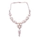 thumbnail image 2 of Fiudx Collar de Moda, Colgante de Cristal de Diamante Radiante, Elegante Diseño de Perla, Cadena de Eslabones Moderna, Ideal para Bodas, Regalo Perfecto para Mujer, Peso Ligero de 38 Gramos., 2 of 6
