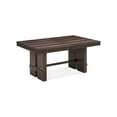 thumbnail image 4 of Pemberly Row 7Pc Extendable Dining Set with 6 Solid Wood Antique Brown Chairs, 4 of 13