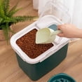 thumbnail image 3 of Pet Food Storage Container 22lb Air Tight Dog Food Container Pet Dry Food Storage Moisture Proof Cat Puppy Food Bin With Lid ShopWise Round, 3 of 9