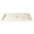 thumbnail image 4 of DreamLine Charisma 34 in. D x 60 in. W x 78 3/4 in. H Frameless Bypass Shower Door in Brushed Nickel and Center Drain Biscuit Base, 4 of 16