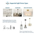 thumbnail image 2 of 5912-BN SkyX SkyPlug Smart Plug & Play Lighting Base - Carina-Brushed Nickel Finish, 2 of 8